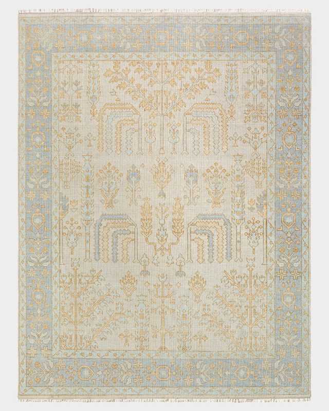 Ushak Hand-Knotted Rug, 6' x 9'